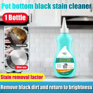 Pot Bottom Black Scale Cleaner Gel Multi Purpose Degreaser Rust Remover for Kitchen Cookware Degreaser Stainless Cleaner Wash Pot Gel Effectively Removes Pots Pans​ Stubborn Pot Cleaner