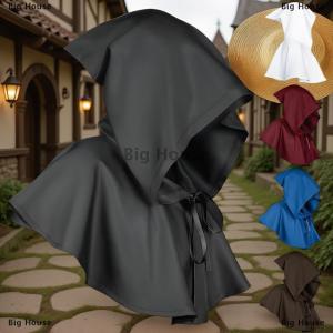 [COD] Big House เสื้อคลุมวันฮาโลวีนเสื้อคลุมมายากลยุคกลางชุดคอสเพลย์อุปกรณ์ประกอบฉากการแสดงภาพยนตร์และโทรทัศน์สำหรับผู้ใหญ่