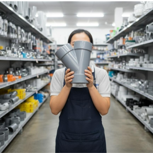 Sambungan Pipa Leter y T Pelancar Arus Air Membagi Aliran Ukuran 4 Inchi Fiting Pipa