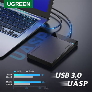 UGREEN USB C Hard Drive Enclosure 2.5 inch USB 3.1 Gen 2 Type C to SATA External Hard Drive Disk Case Adapter Housing for 9.5mm/7mm 2.5 Inch SATA I II III PS4 playstation 4 HDD SSD Up to 6TB
