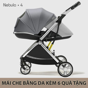 Xe đẩy đôi cho bé gấp gọn COBALLE ngả lưng 3 tư thế khung hợp kim nhôm siêu nhẹ 7kg Gồm 2 xe đẩy đơn và bộ 3 thanh nối