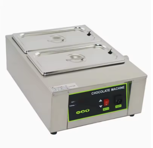 เครื่องอุ่นช็อคโกแลตไฟฟ้า สแตนเลส2อ่าง รุ่น: D2002- 2📌พร้อมส่ง