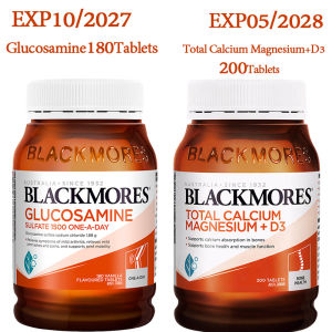 Australian Blackmores Total Calcium Magnesium+D3 200 Caps Golden Ratio Formula Supporting Bone Muscle Function