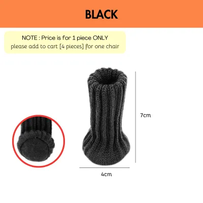 Carpet Chair Leg Sock Protector Furniture Feet Sleeve Table Cover Anti-slip Pembalut Penutup Sarung Kaki Kerusi Meja椅子脚垫
