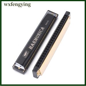 wxfengying 24ช่องคีย์ของ C เล่นออร์แกน tremolo ออร์แกนปากบลูส์สองแถว