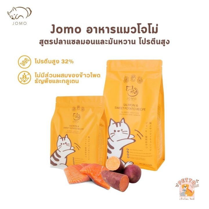 JOMO โจโม่ อาหารแมว เกรนฟรี โปรตีนสูง