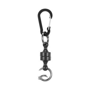 NALANILI Phát Hành Lưới Nhanh Khóa từ tính dùng để câu cá Đa chức năng với móc khóa Carabiner Khóa câu cá bằng cần câu có móc khóa Dụng cụ câu cá