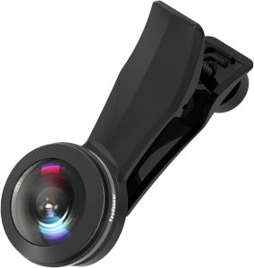 200 ° Fisheye with 17mm Thread Universal Phone Clip for iPhone and Android Smartphones Suitable for VR Live Streaming & Architectural Photography