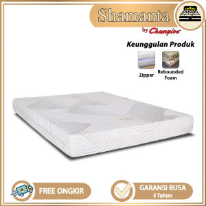 Kasur Bludru Full Rebounded Foam (Kasur Saja) - Champion Springbed Shamanta [JABODETABEK]