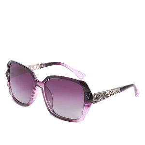 AU Same glasses as on Xiaohongshu 2026 New polarized sunglasses for women trendy large frame round face sunglasses slimming effect suitable for nearsighted eyes