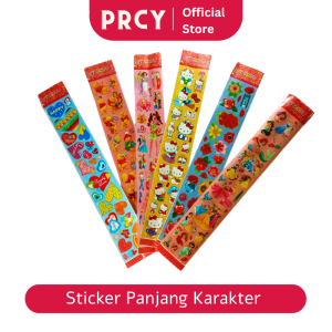 Stiker Panjang Karakter Dapat 2 Motif Cewek Anak Perempuan Sticker Tempel Panjang Mainan Gambar Tempel Anak Karakter