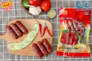 Lạp Xưởng Mai Quế Lộ Tiêu Trứng Muối Tân Huê Viên - Túi 500g