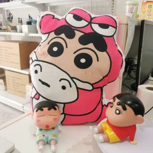 หมอนตุ๊กตานุ่ม รูปการ์ตูนชินจัง  พนักพิงหลังโซฟา ของเล่นสําหรับเด็ก