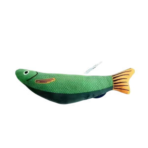 Durable Fish Shape Cat Toy Interactive Chew Toy Self Entertainment Teething Boredom Buster Cat Supplies