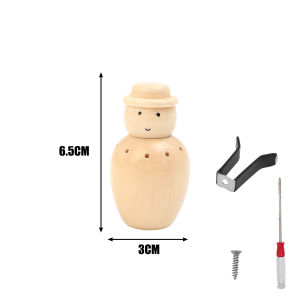 ตุ๊กตาไม้น้ำหอมปรับอากาศรถขวดเปล่าน้ำหอมคลิปช่องระบายอากาศอุปกรณ์ตกแต่งภายในรถยนต์