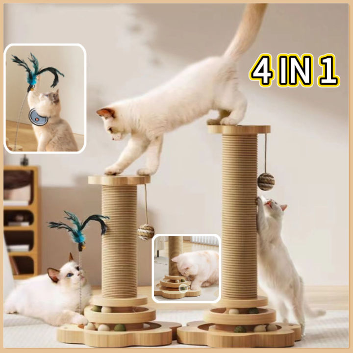 Cat Scratcher Tree Cakaran Kucing Cat Tree Cat Condo Mainan