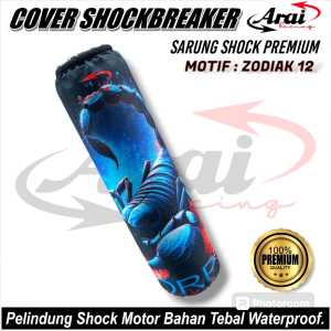 COVER PELINDUNG SHOCK SARUNG SHOCKBREAKER BELAKANG ARAI PREMIUM FULL MOTIF BINTANG ZODIAK UNIVERSAL MIO BEAT VARIO SCOOPY GENIO RX KING SUPRA X KHARISMA GL PRO TIGER DLL