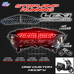 Lampu Rem New Lexi 155 8 Dan 10 Mode Running Mode Running Auto Manual Lampu Belakang Variasi