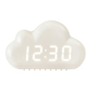 Clocks Clouds Alarm Voice Control Led Clock Bedside Snooze Electronic Calendar Table Digital Clock