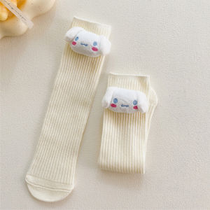 ZEEMIN Halloween Christmas 1pcs Sanrio Cinnamoroll Kawaii Children Socks Anime My Melody Pochacco Cute Cotton Comfort Breathable Knee High Socks For Kids