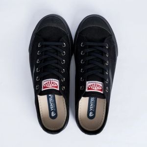 PROMO!!! Sepatu Ventela Public Low Full Black Natural - Sepatu Sneakers Casual Pria Wanita