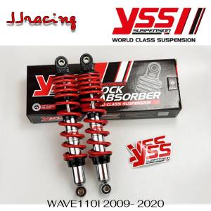 YSS แท้  TOP-PLUS 320มิล ปรับ 5 ระดับ โช้คหลัง WAVE110I 2009-2020 WAVE125I 2005-2021 WAVE125R WAVE125S SUPER CUP ประกันศูนย์6เดือน โช๊ค เวฟ110i เวฟ125 ปลาวาฬ