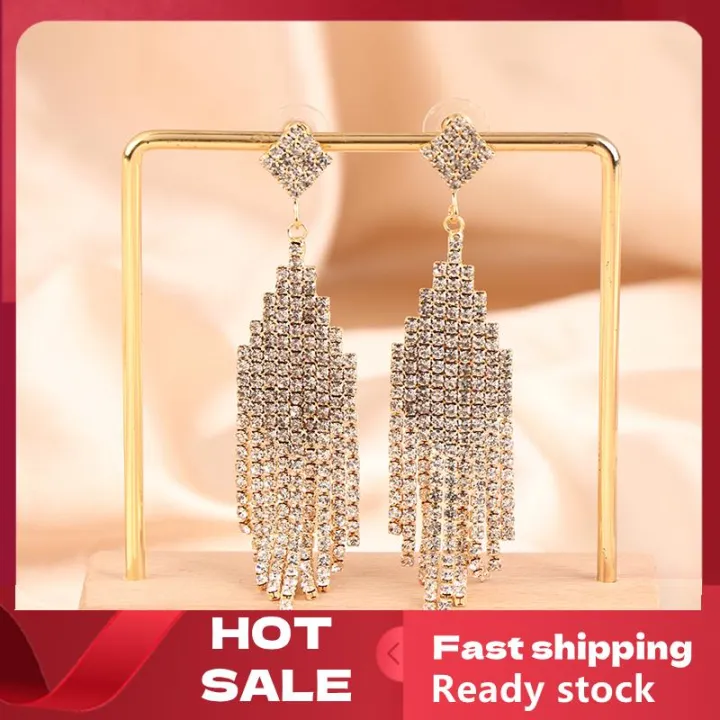 %F0%9F%9A%9A%E3%80%90Local%20Express%20Delivery%E3%80%91%F0%9F%9A%9A%20S925%20silver%20needle%20Classic%20Shiny%20Crystal%20Earrings%20Ladies%20Exaggerated%20Long%20Earrings%20Tassels%20Rhinestone%20Earrings%20Fashion%20Korean%20Ea%20-%20Image%204