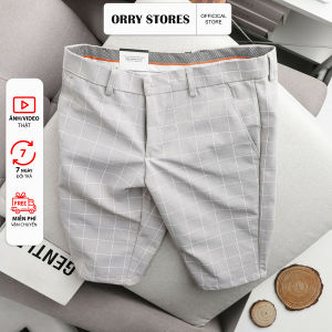 Quần tây short caro phong cách hàn thời trang cao cấp CR59 2025