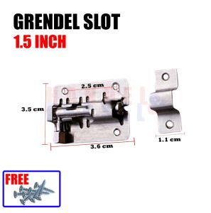 Grendel pintu stainless / grendel jendela / Slot Pintu - Slot Jendela 15 inch / 2 inch / 3 inch / 4 inch / 5 inch