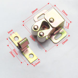 Double Roller Catch Latch for Cabinet Door Hardware Accessories