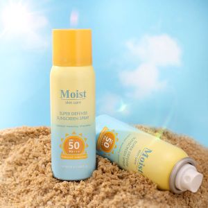 Moist Body 50ML Sunscreen SPF50 PA+++ UV Sunblock Sun Protection Daily Face Skin Brightening Spray