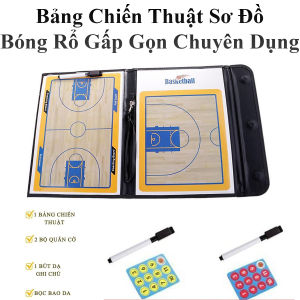 Bảng Chiến Thuật Sơ Đồ Bóng Rổ Gấp Gọn Chuyên Dụng
