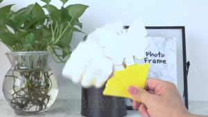 Fruit Fly Traps 100 Pack Yellow Sticky Traps Fungus Gnat Traps Plant Fly Stickers for Indoor and Outdoor Use Protect The Plant
