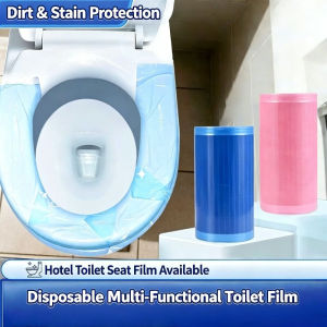 100Pcs/Roll  Disposable Isolation Film Self-Adhesive Barrier Protective Tape Anti-Dirt Hygiene Film
