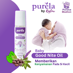 Purela Premium Soothing Baby Creme - Krim Tubuh & Wajah Bebas SLS untuk Kulit Sensitif Bayi 70g