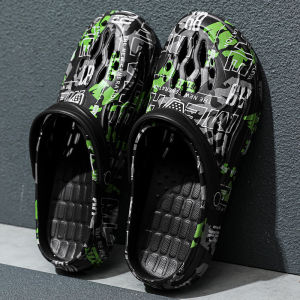 Free Shipping Large-Size Sandals Summer Perforated Shoes Thick-Soled MenS Shoes 2026 New Style Indoor And Outdoor Wear Beach Sandals