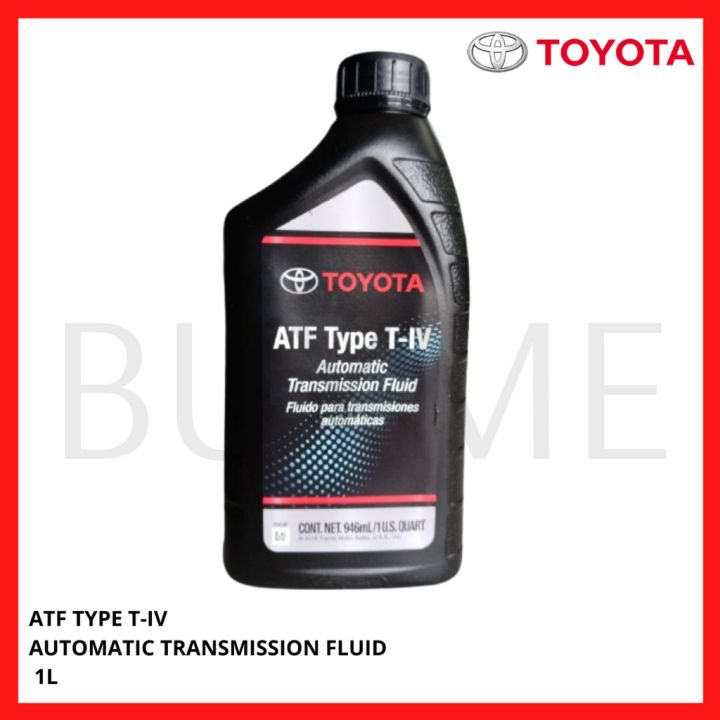 Toyota ATF Type T-IV ( Automatic Transmission Fluid ) 1L + | Lazada PH