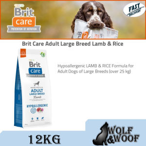 Strong Baby House Brit Care Dog Dry Food 12kg (Grain Free Salmon Lamb Champion Senior Puppy Large)