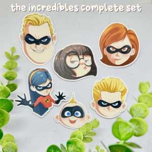 moonchiine | The Incredibles Waterproof Stickers
