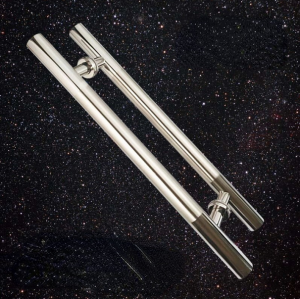 Heavy duty stainless steel matte black and sanding silver push pull door handle glass door wood door handle grab bar