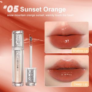 Judydoll Lip Gloss Ice Iron Lip Glaze Mirror Lip Gloss Lipstick Lip Oil Moisturizing Lipsticks Long lasting Lip Gloss Non-fading