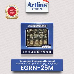 ARTLINE Xstamper Xtensions Numeral / Stamp Numerik Stempel 25 pt EGRN-25M