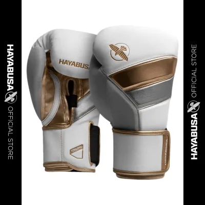 HAYABUSA T3 Boxing Gloves | White Gold | 10oz-16oz