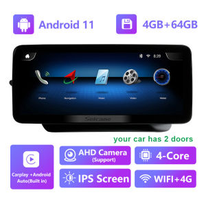 Seicane 12.3inch Android 13.0 IPS Touchscreen 8+128G Car Gps Multimedia Video Radio Player for 2009-2016 Mercedes E Class W212 E Class Coupe W207 E63 E260 E200 E300 E400 E180 E320 E350 E400 E500 E550 E63AMG Carplay DSP