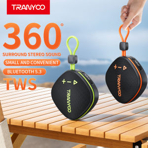 Tranyoo B16 Wireless Bluetooth Speaker Outdoor Portable TWS interconnection Portable Speaker Wire-Free Music 5.3 Hi-Fi Stereo Stylish Bluetooth