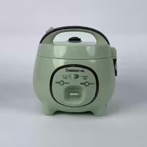1pcElectric Rice Cooker with Steamer Kitchen Non-Stick Pot 1.8L Keep Warm Function Portable Multi Cooker for Soup