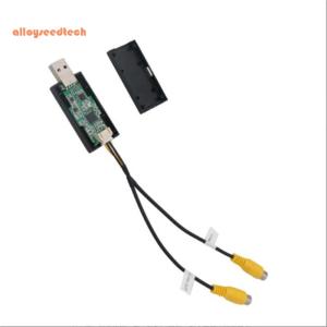 USB To CVBS Video Output Adapter 2 CVBS Output USB To AV Cable DC 5V USB 2W for Android TV Player Car Radio Accessories