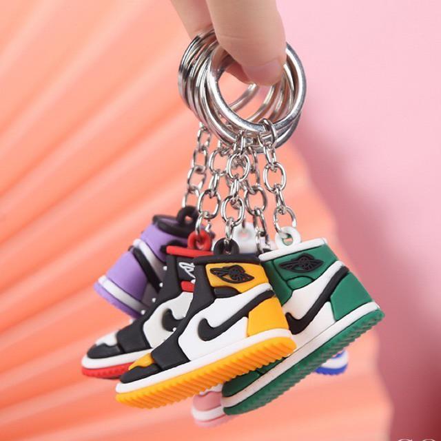 Mini jordan shoe outlet keychain