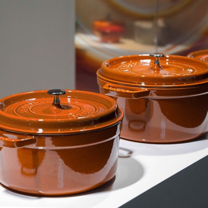 NỒI GANG STAUB COCOTTE CANNELLE CINNAMON 28CM MÀU CAM QUẾ Nồi Gang Staub Sử  Dụng Cho Nấu Ăn - Lazada | Lazada.vn