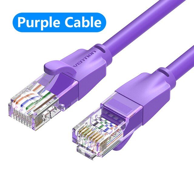 Vention Colour Ethernet Cable Cat 6 Network Cable 4 Twisted Pair Patch ...
